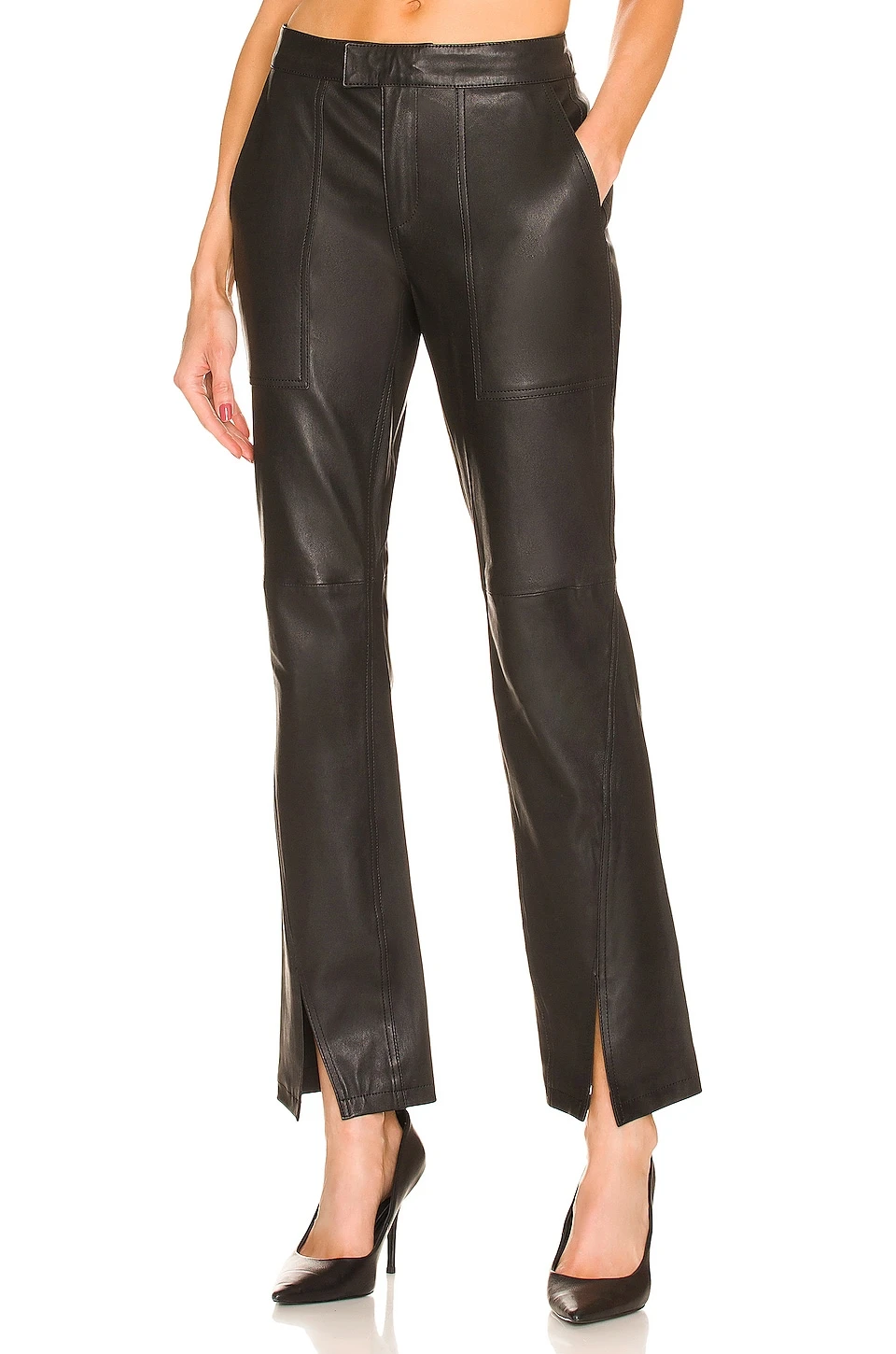 Maddie Leather Pant Black 1 Maddie Leather Pant Black