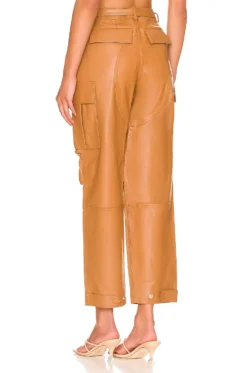 The Flo Leather Pant Camel -Nike Store LCDE WP220 V3