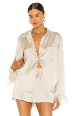 The Michelle Blouse Ivory