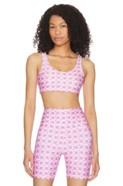 LoveShackFancy Ornice Sports Bra Pink Ivy 11 LoveShackFancy Ornice Sports Bra Pink Ivy -Nike Store LESH WI14 V1