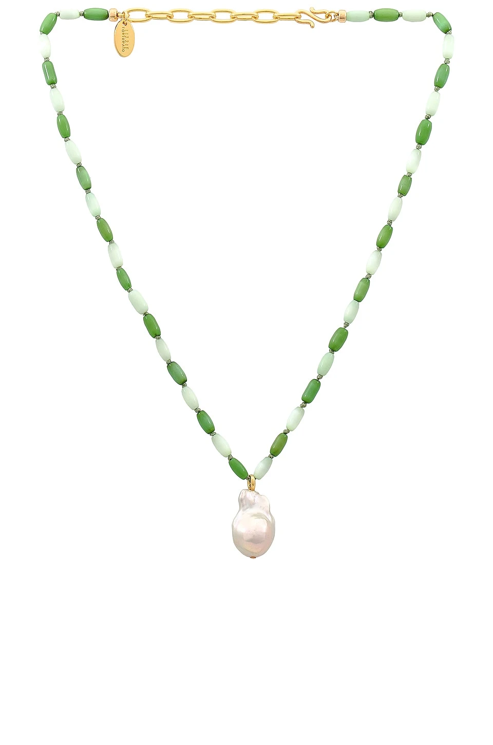 Atlantic Necklace In Grass Grass 1 Atlantic Necklace In Grass Grass