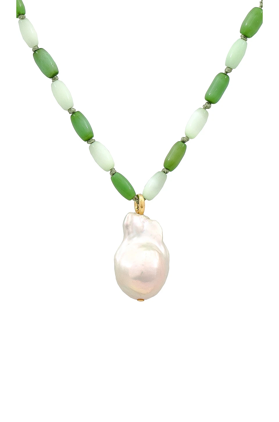 Atlantic Necklace In Grass Grass 2 Atlantic Necklace In Grass Grass - Image 2