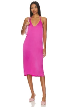 Slip Dress Caffeinated Pink
