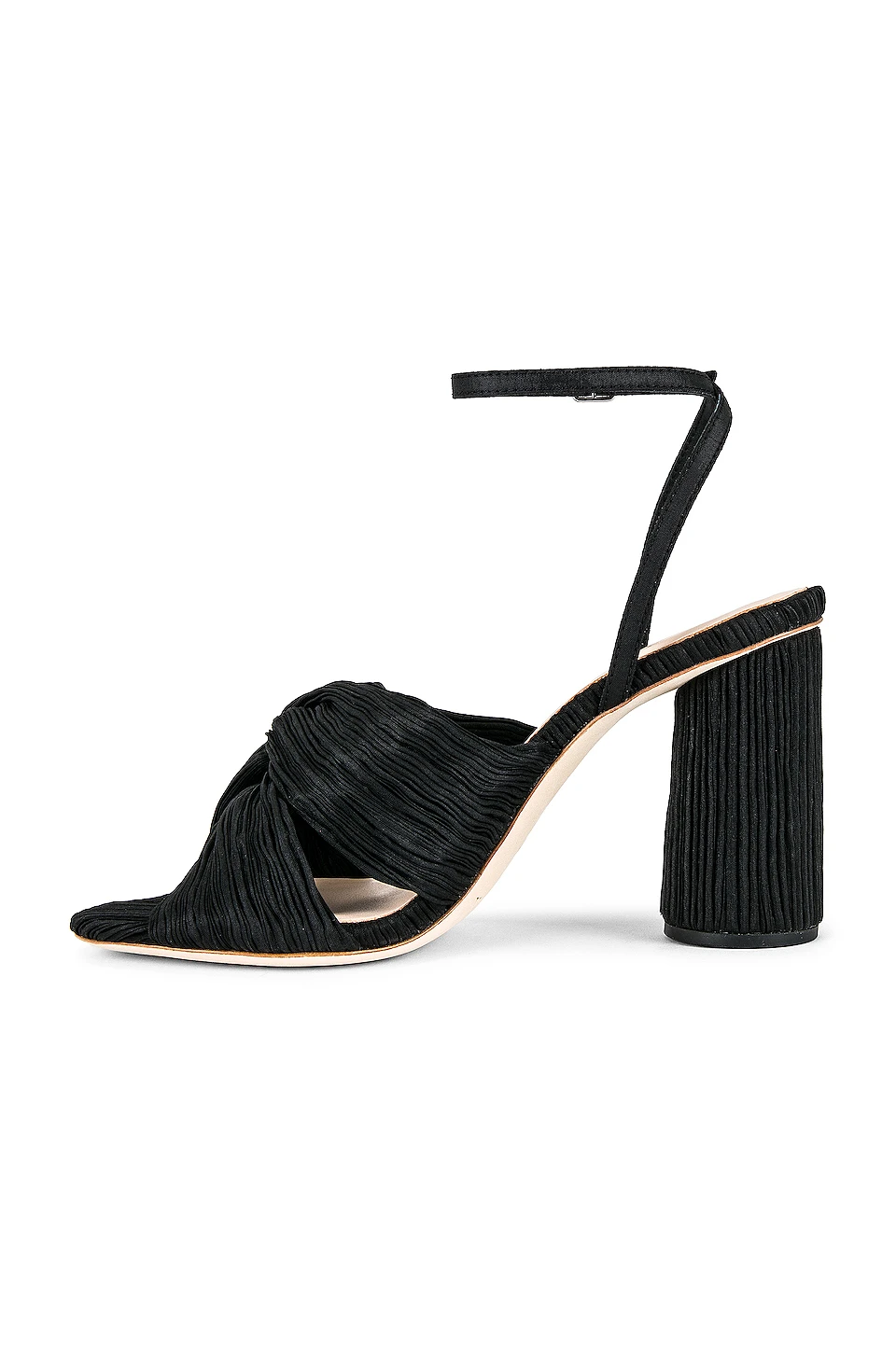 Loeffler Randall Reed Knot Sandal Black Taffeta 5 Loeffler Randall Reed Knot Sandal Black Taffeta - Image 5