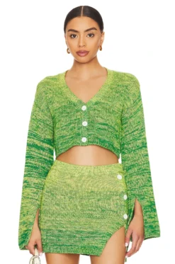 Genia Ombre Cardigan Green Ombre