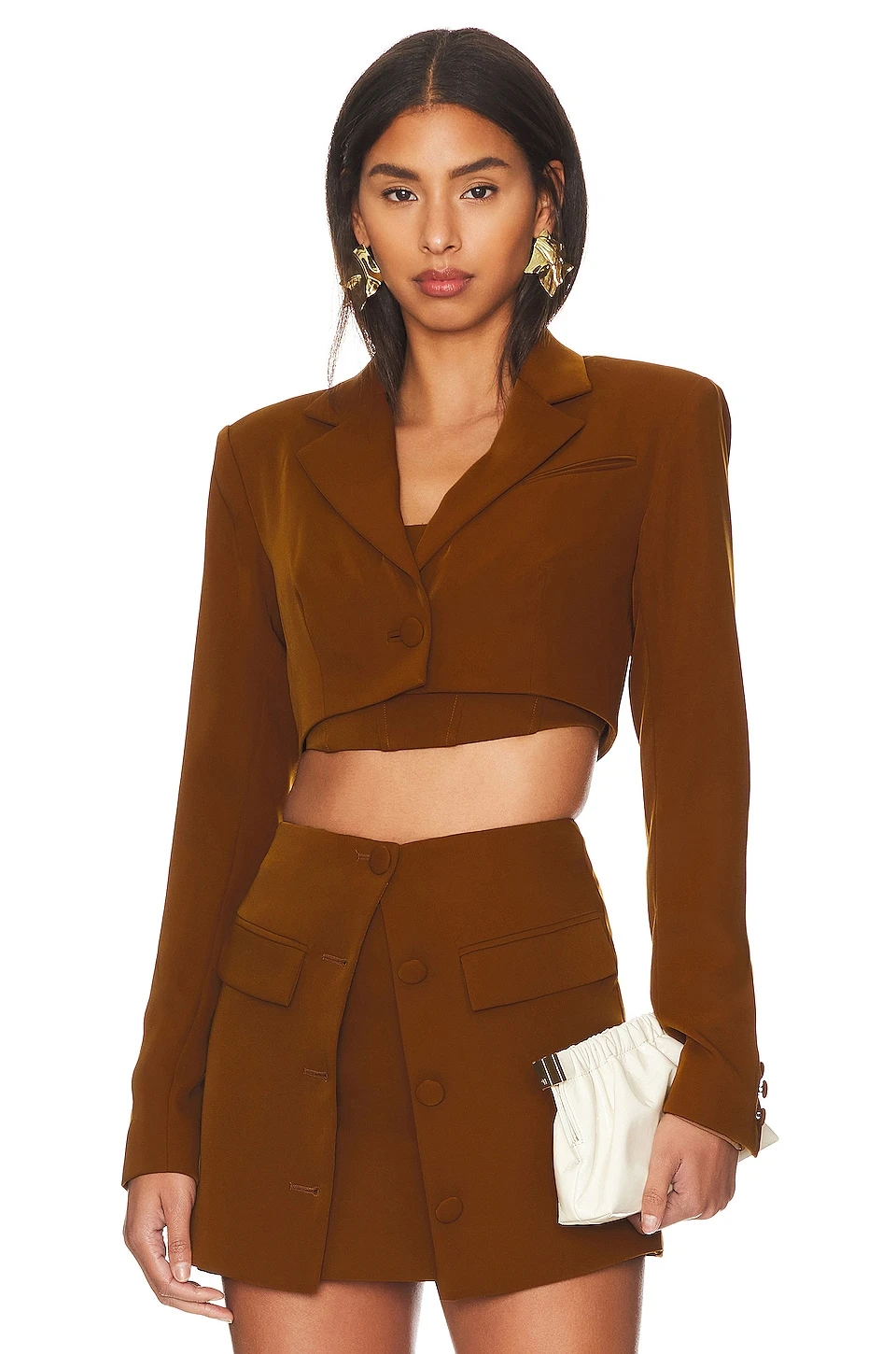 Christelle Blazer Mocha Brown 2 Christelle Blazer Mocha Brown - Image 2