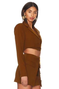 Christelle Blazer Mocha Brown 7 Christelle Blazer Mocha Brown -Nike Store LOVF WO489 V3