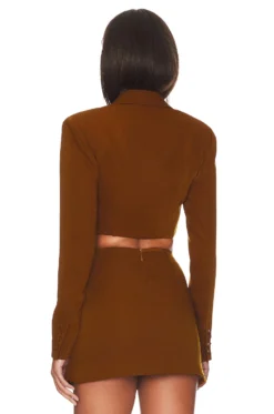 Christelle Blazer Mocha Brown 8 Christelle Blazer Mocha Brown -Nike Store LOVF WO489 V4