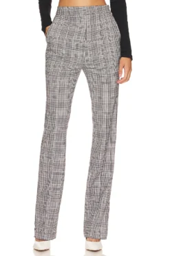 Patton Pant Black White Check