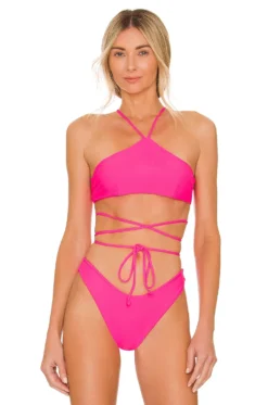 90's Vibes Top Hot Pink