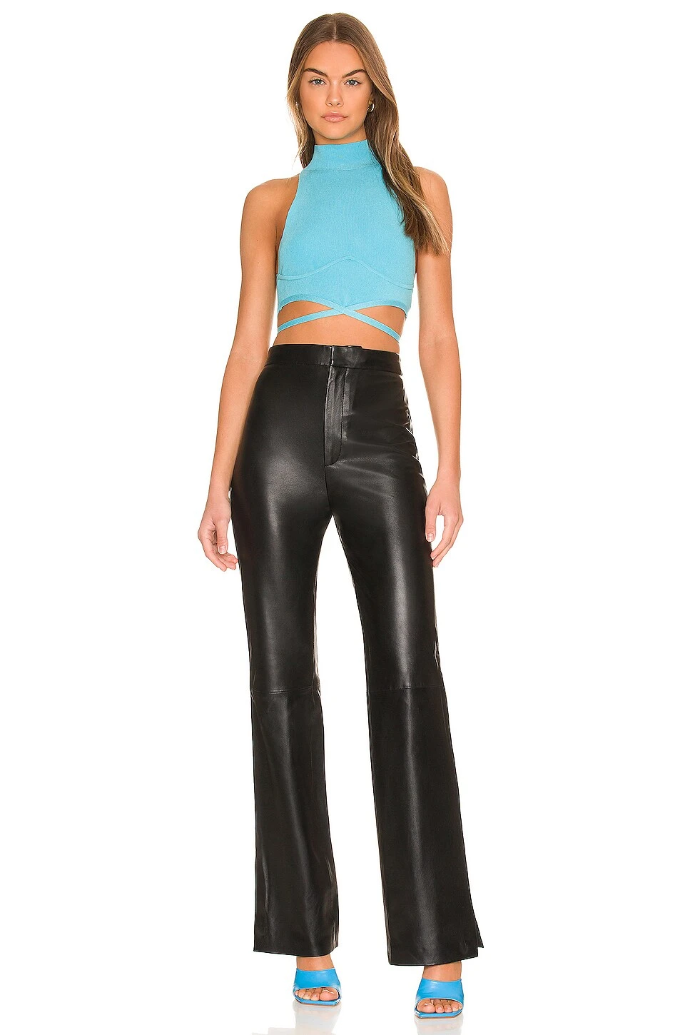 Lucia Leather Pant Black 4 Lucia Leather Pant Black - Image 4