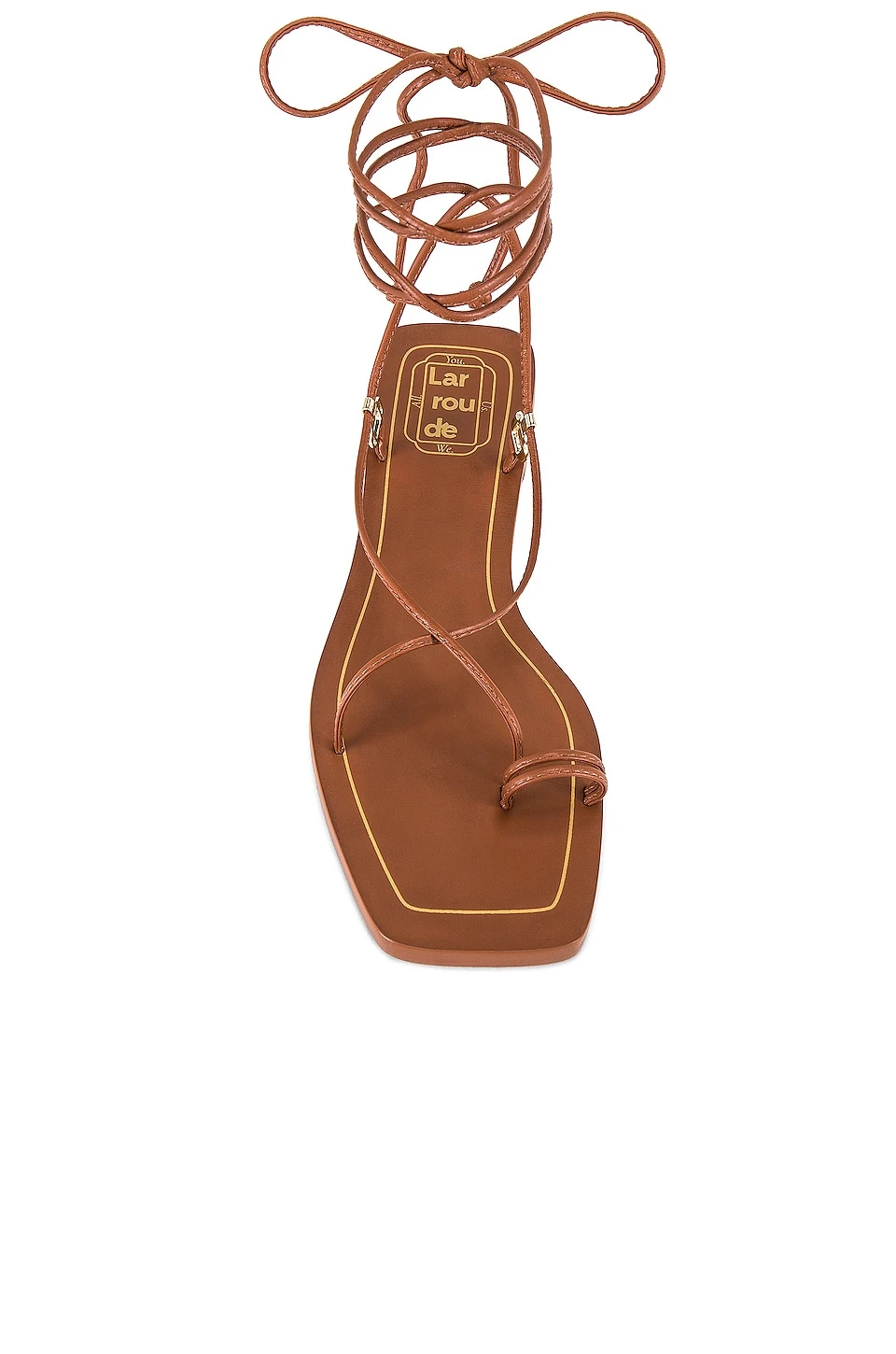 Portofino Flat Sandal Caramel 4 Portofino Flat Sandal Caramel - Image 4