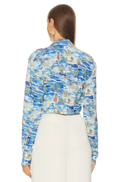 Casa Blanca Top Royal Hawaiian Blue -Nike Store LSPB WS69 V3