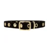 Roma Grommet Belt Black