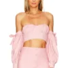 Perla Bustier Top Blush
