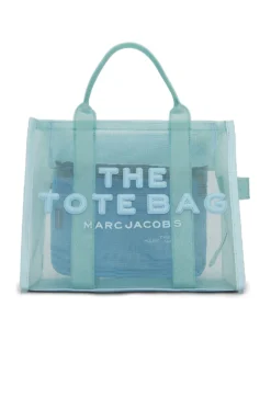 Marc Jacobs The Mesh Medium Tote Bag Pale Blue