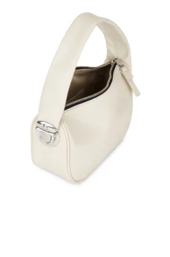 Marc Jacobs The Pushlock Mini Hobo Bag Cloud White -Nike Store MARJ WY645 V4