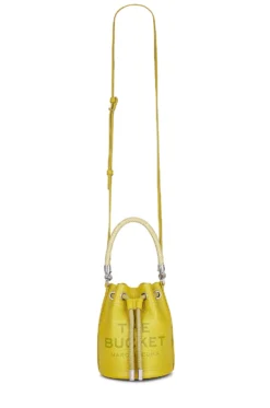 Marc Jacobs The Leather Mini Bucket Bag Citronelle