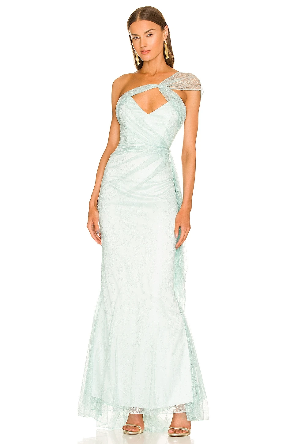 X REVOLVE Landon Gown Baby Blue 1 X REVOLVE Landon Gown Baby Blue