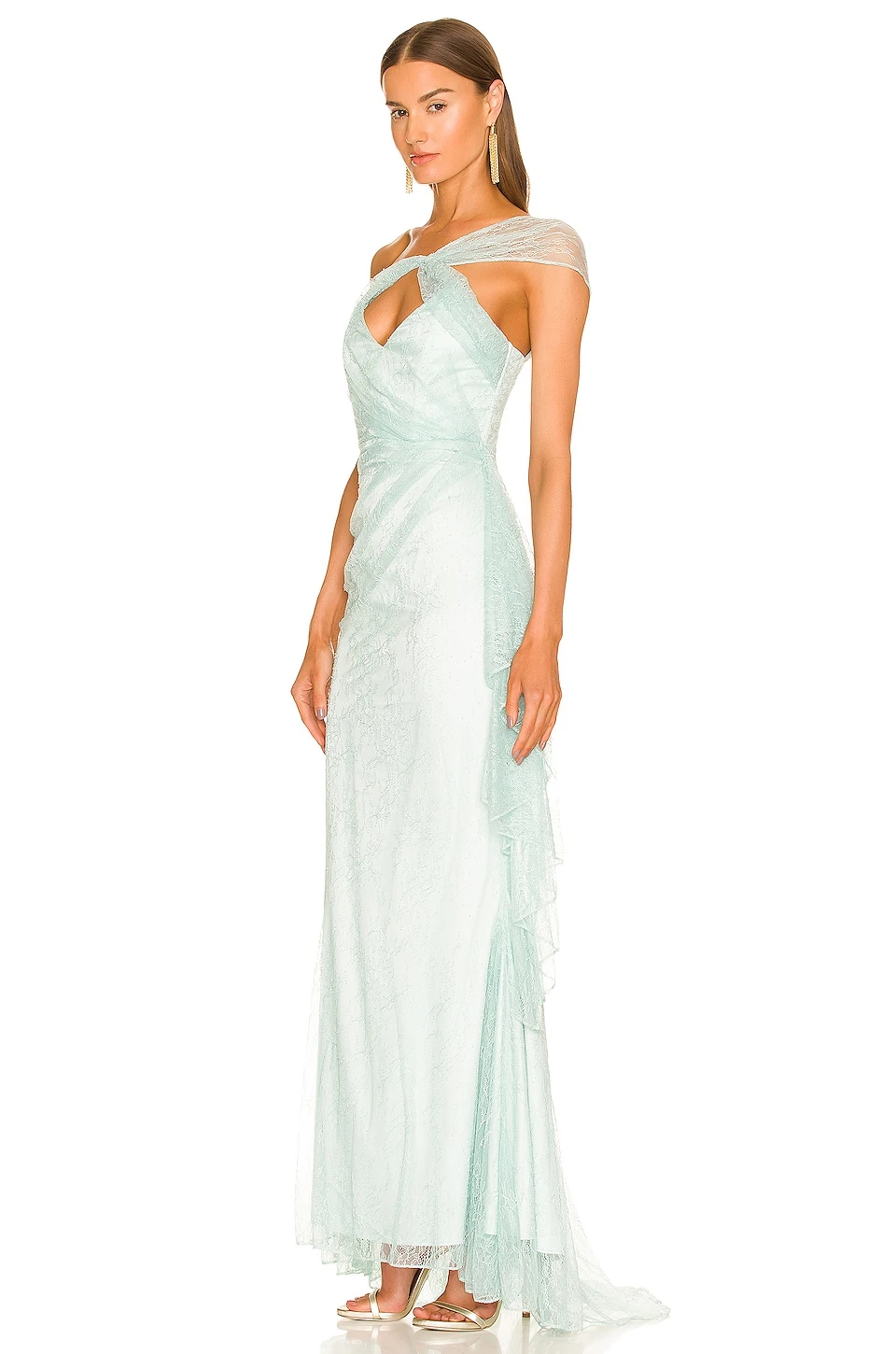 X REVOLVE Landon Gown Baby Blue 3 X REVOLVE Landon Gown Baby Blue - Image 3