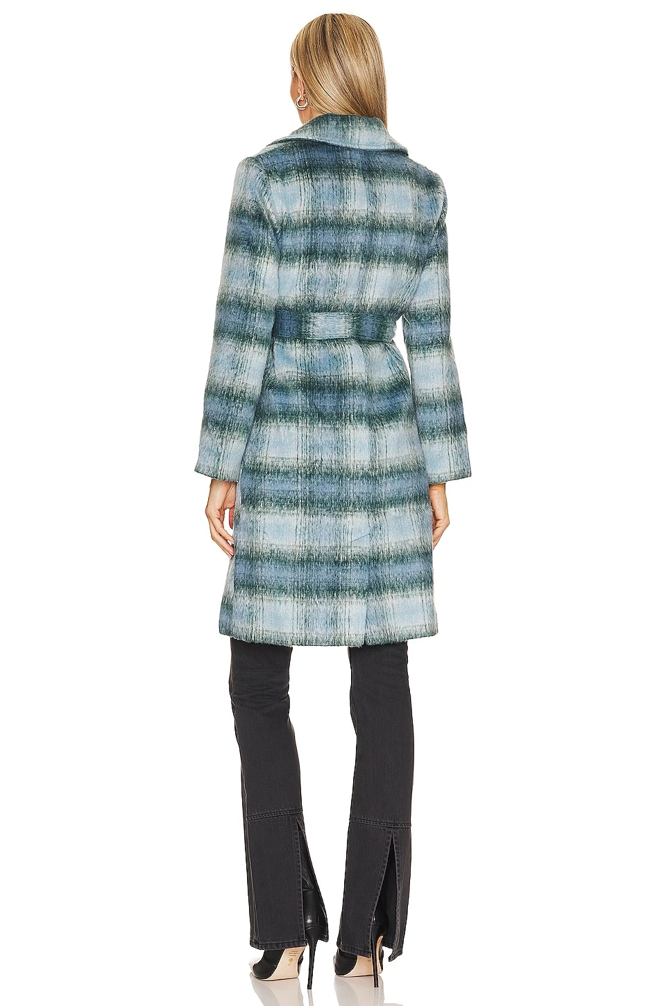 Minkpink Sloan Coat Navy & Multi 4 Minkpink Sloan Coat Navy & Multi - Image 4