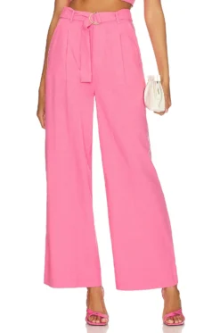Minkpink Kalani Belted Pants Pink