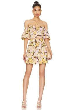 Minkpink Zoey Crop Top Brown Floral 7 Minkpink Zoey Crop Top Brown Floral -Nike Store MINK WS502 V4