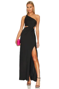 X REVOLVE Kristin Gown Black