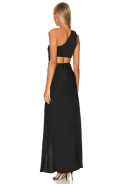 X REVOLVE Kristin Gown Black -Nike Store MISR WD239 V4
