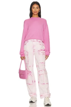 Exon Crop Pullover Sweatshirt Party Pink -Nike Store MLAU WK208 V4