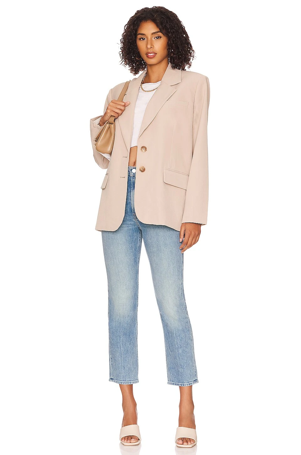 MOTHER High Waisted Rider Ankle Salt Of The Earth 4 MOTHER High Waisted Rider Ankle Salt Of The Earth - Image 4