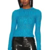 Rosalia Knit Sweater Blue