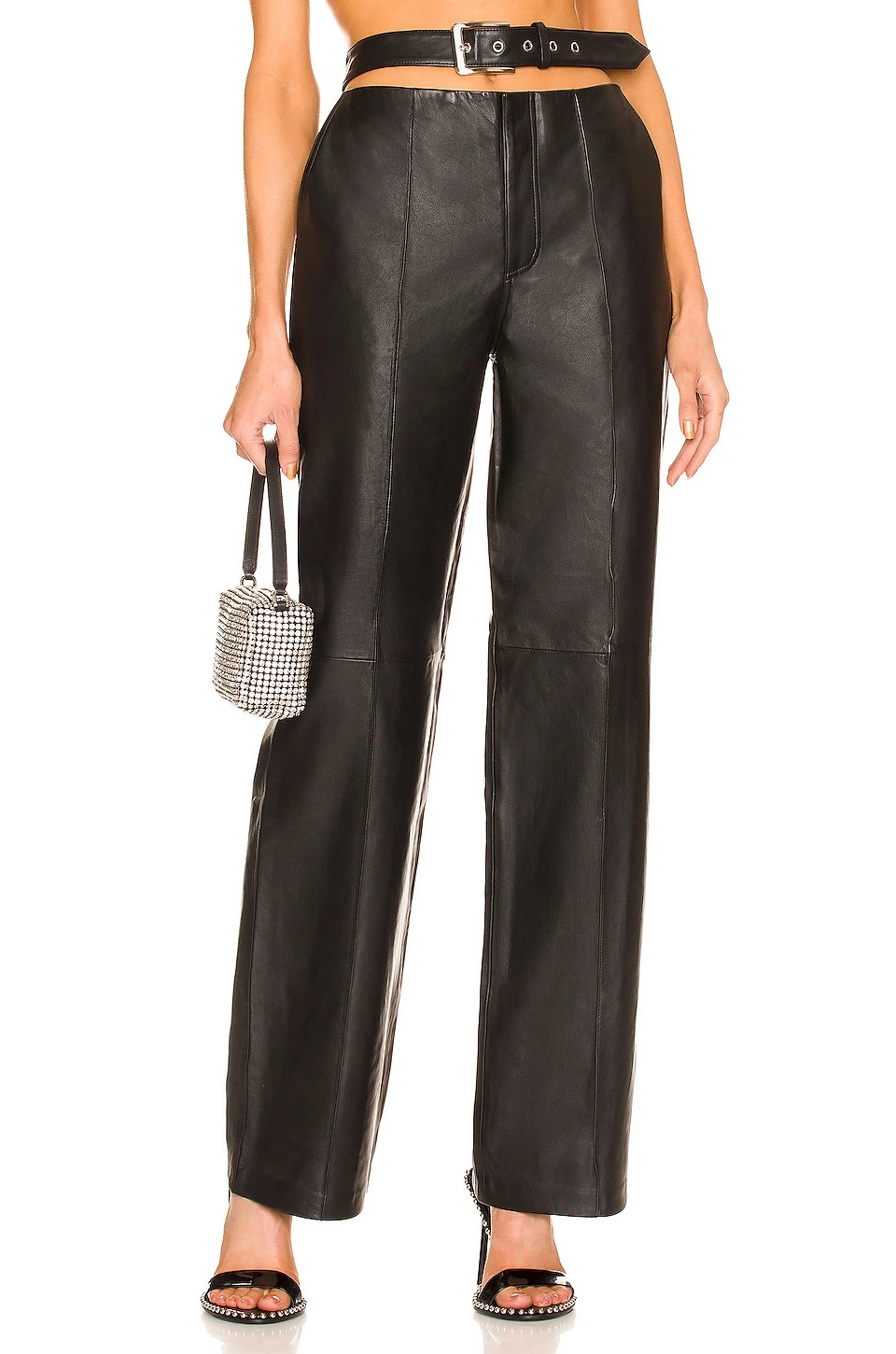 Linda Leather Pant Black 1 Linda Leather Pant Black