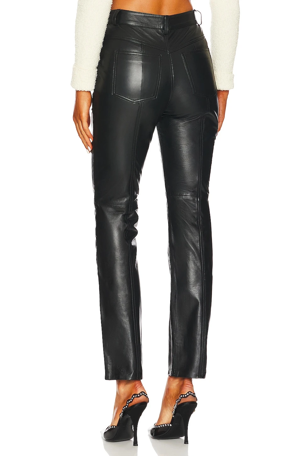 Mari Leather Pant Black 3 Mari Leather Pant Black - Image 3