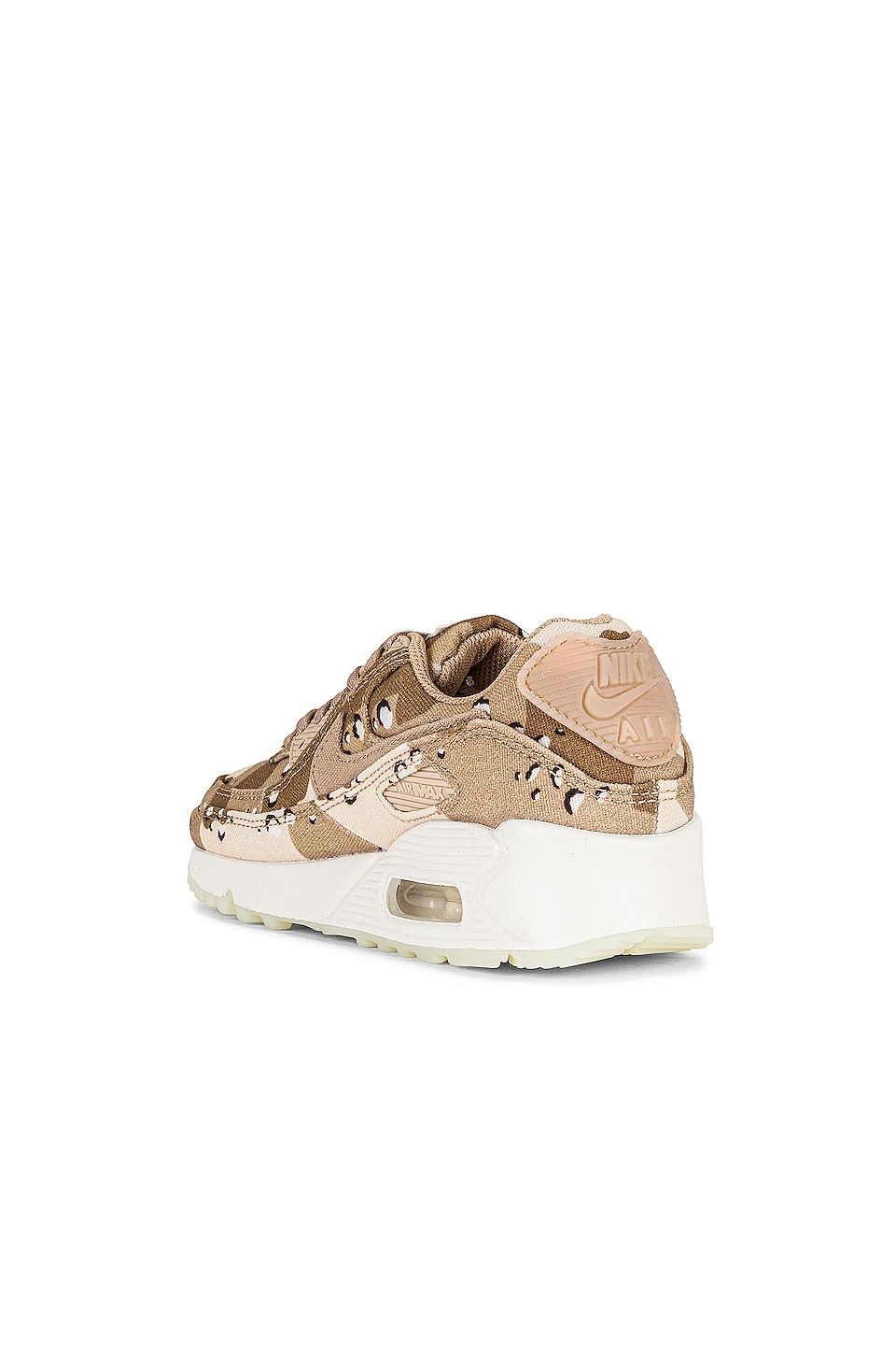 Nike Air Max 90 Camo Sneaker Hemp, Light Soft Pink, Sail, Velvet Brown, Pearl White, & Dark Driftwood 3 Nike Air Max 90 Camo Sneaker Hemp, Light Soft Pink, Sail, Velvet Brown, Pearl White, & Dark Driftwood - Image 3