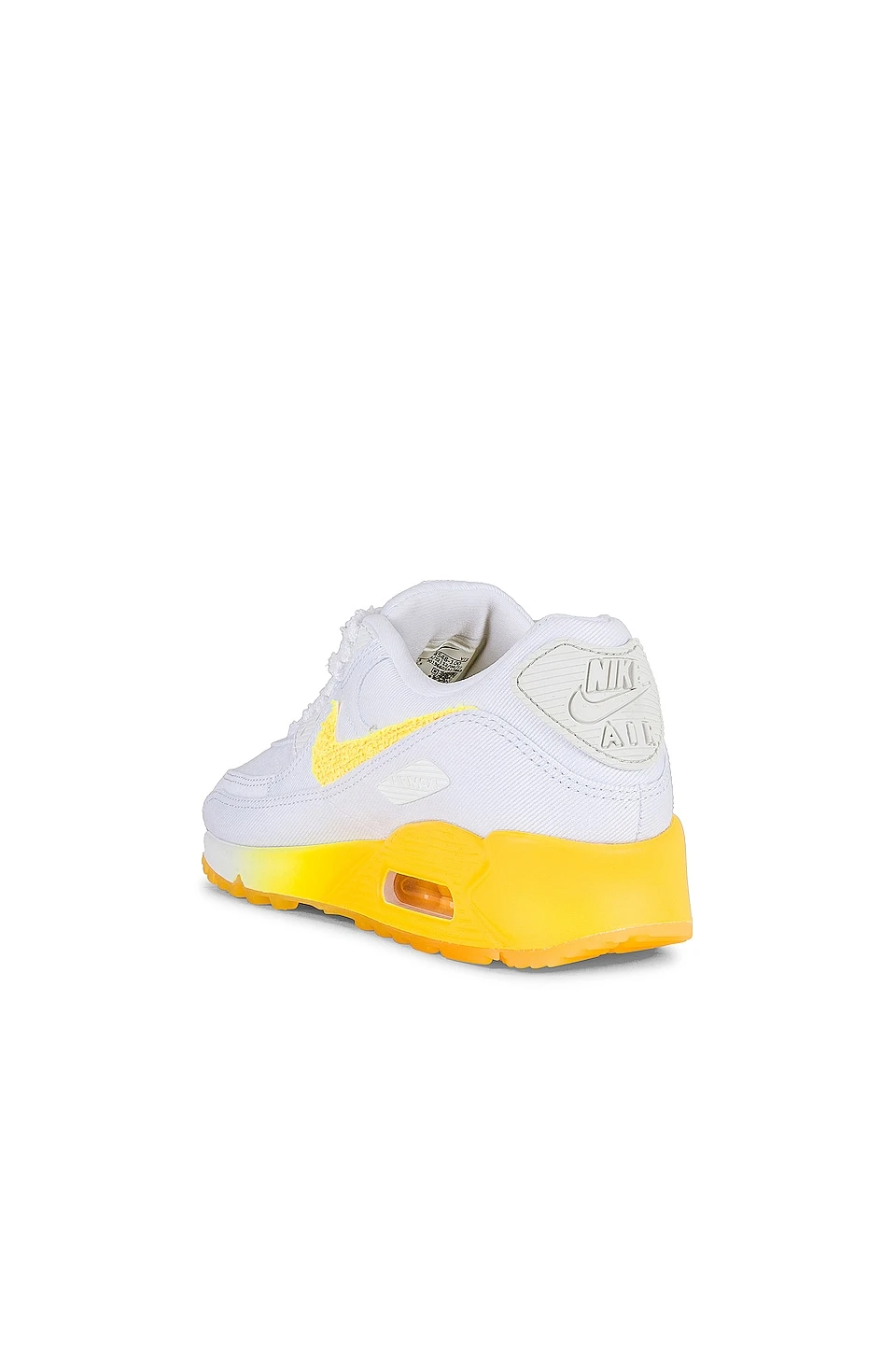 Nike Air Max 90 Se Sneaker White, Citron Pulse, Alabaster, & Sail 3 Nike Air Max 90 Se Sneaker White, Citron Pulse, Alabaster, & Sail - Image 3