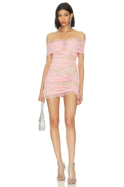 Danielle Lace Dress Pink