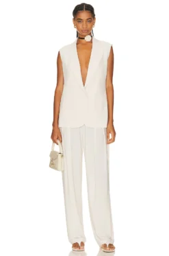 Norma Kamali PANTALON À PINCES Bone -Nike Store NKAM WP165 V4