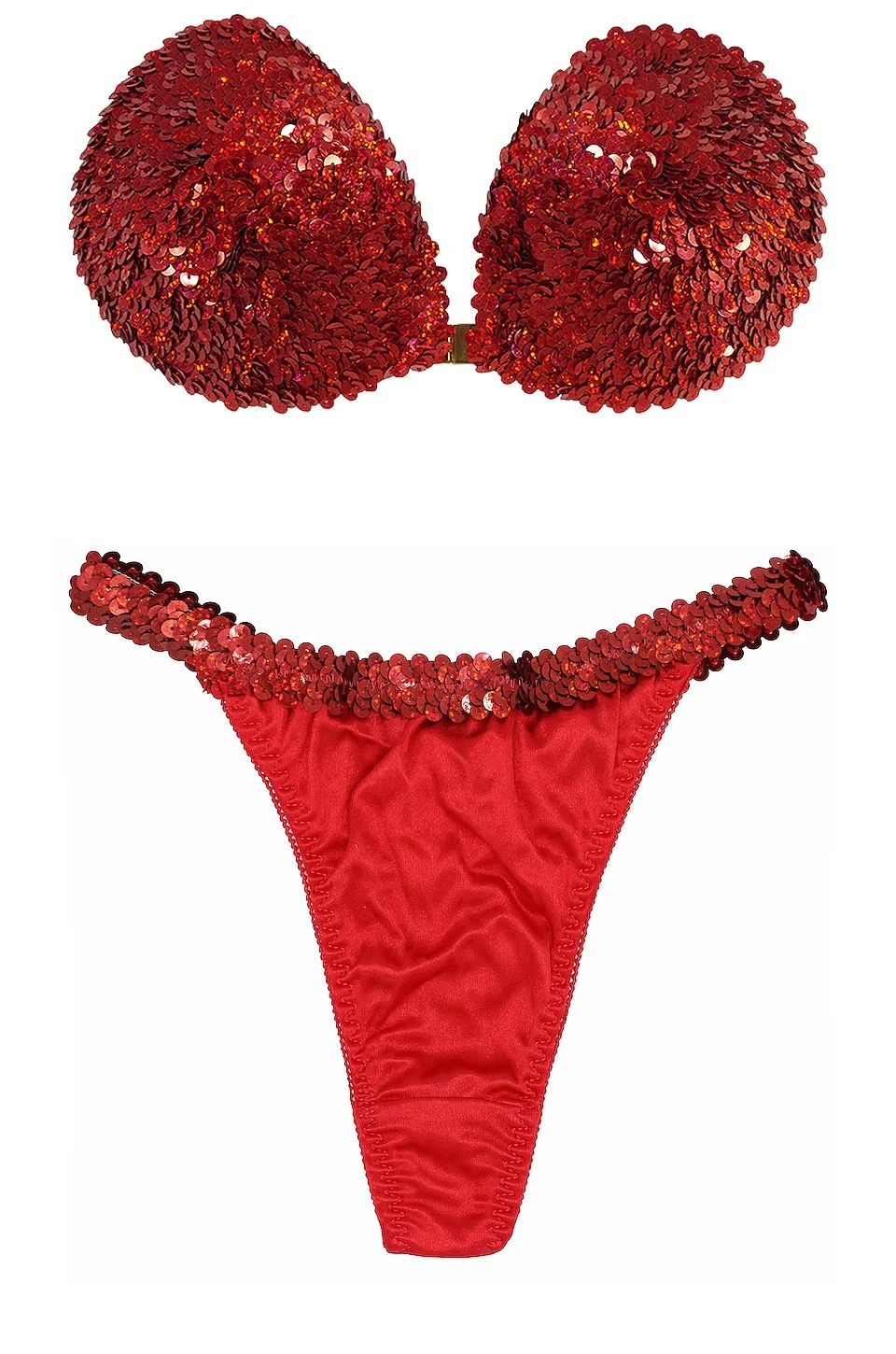 Spangle Bra & Panties Set Ruby 1 Spangle Bra & Panties Set Ruby