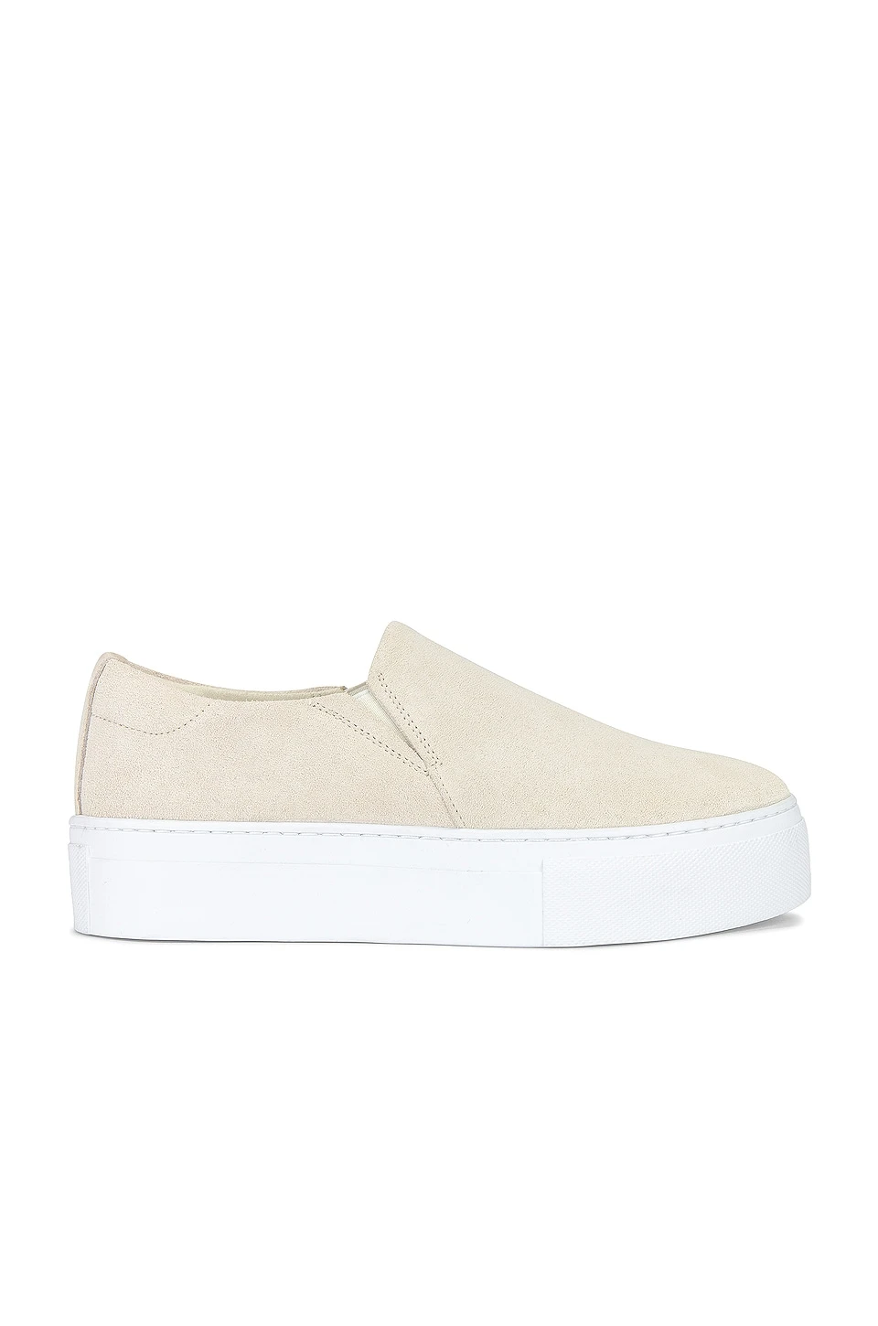 Venice Slip On Platform Suede Sneaker Bone 1 Venice Slip On Platform Suede Sneaker Bone