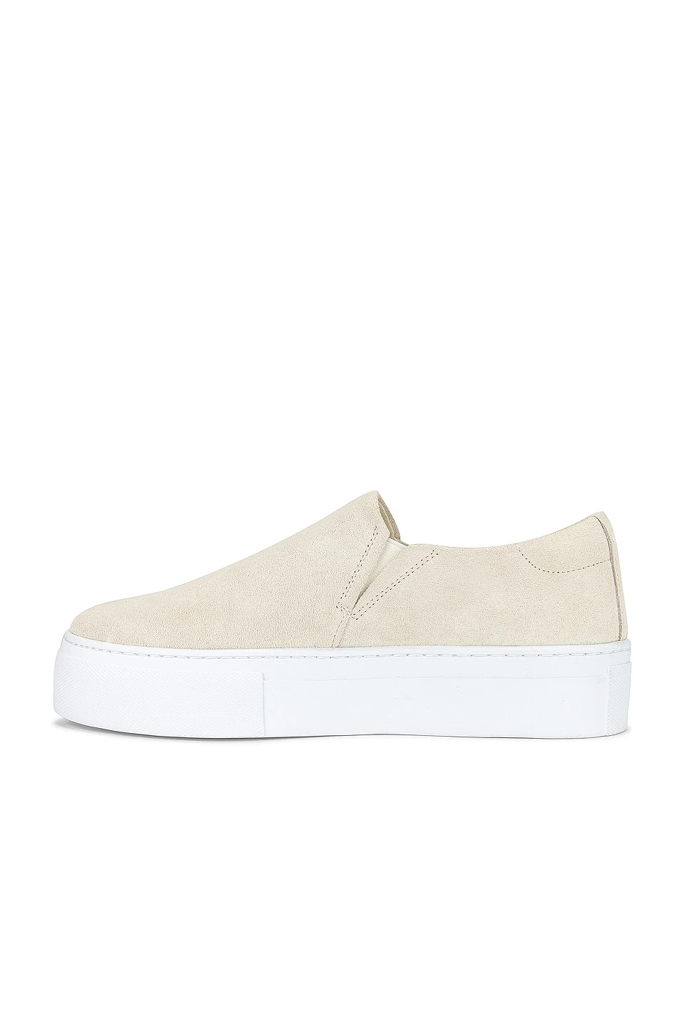 Venice Slip On Platform Suede Sneaker Bone 5 Venice Slip On Platform Suede Sneaker Bone - Image 5