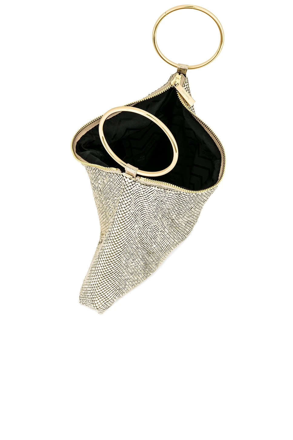 Shar Mesh Convertible Bag Gold 4 Shar Mesh Convertible Bag Gold - Image 4