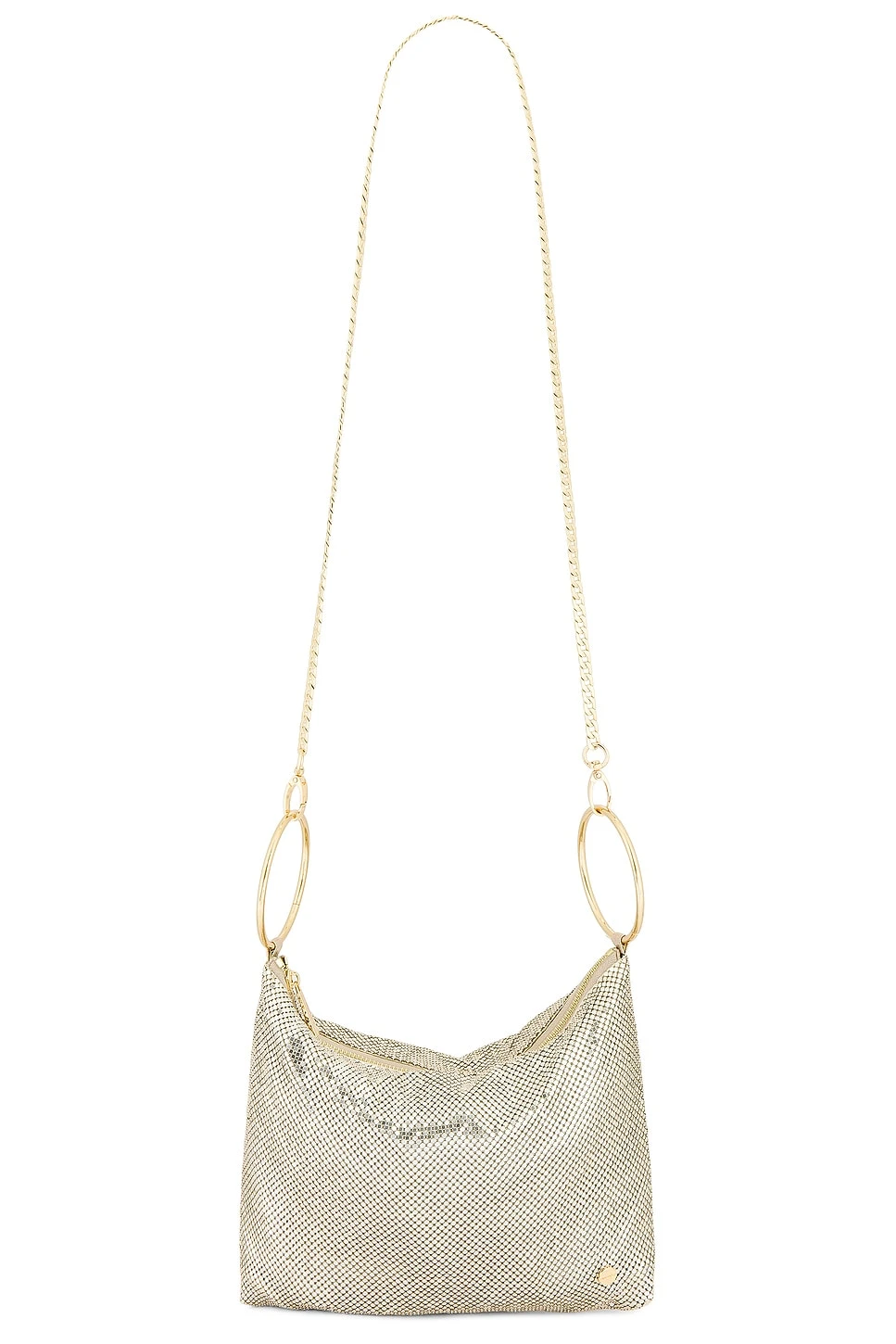 Shar Mesh Convertible Bag Gold 5 Shar Mesh Convertible Bag Gold - Image 5