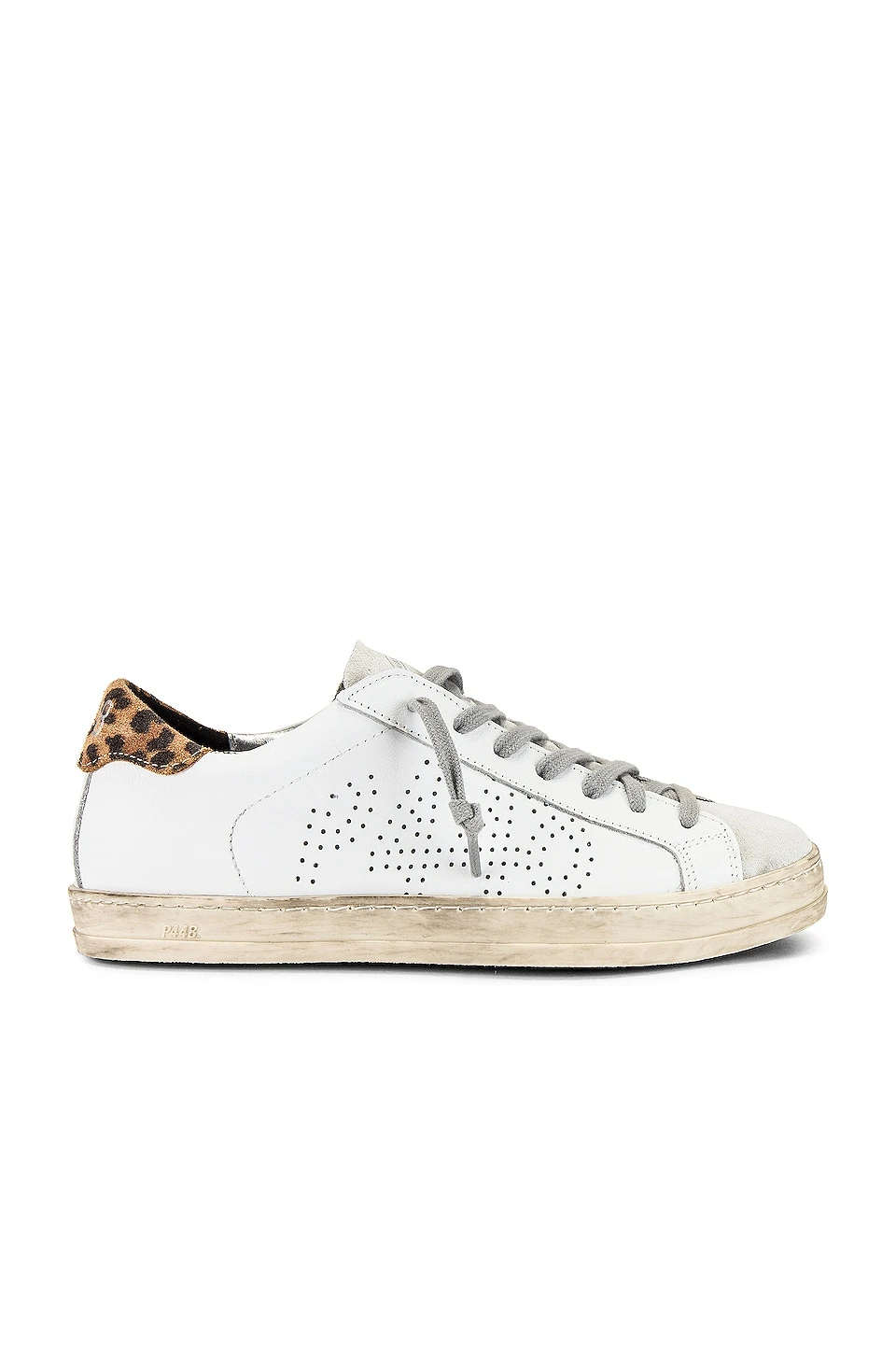 P448 John Sneaker White & Leopard 1 P448 John Sneaker White & Leopard