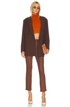 Paige Cindy Straight Cognac Luxe Coating 7 Paige Cindy Straight Cognac Luxe Coating -Nike Store PAIG WJ1546 V4