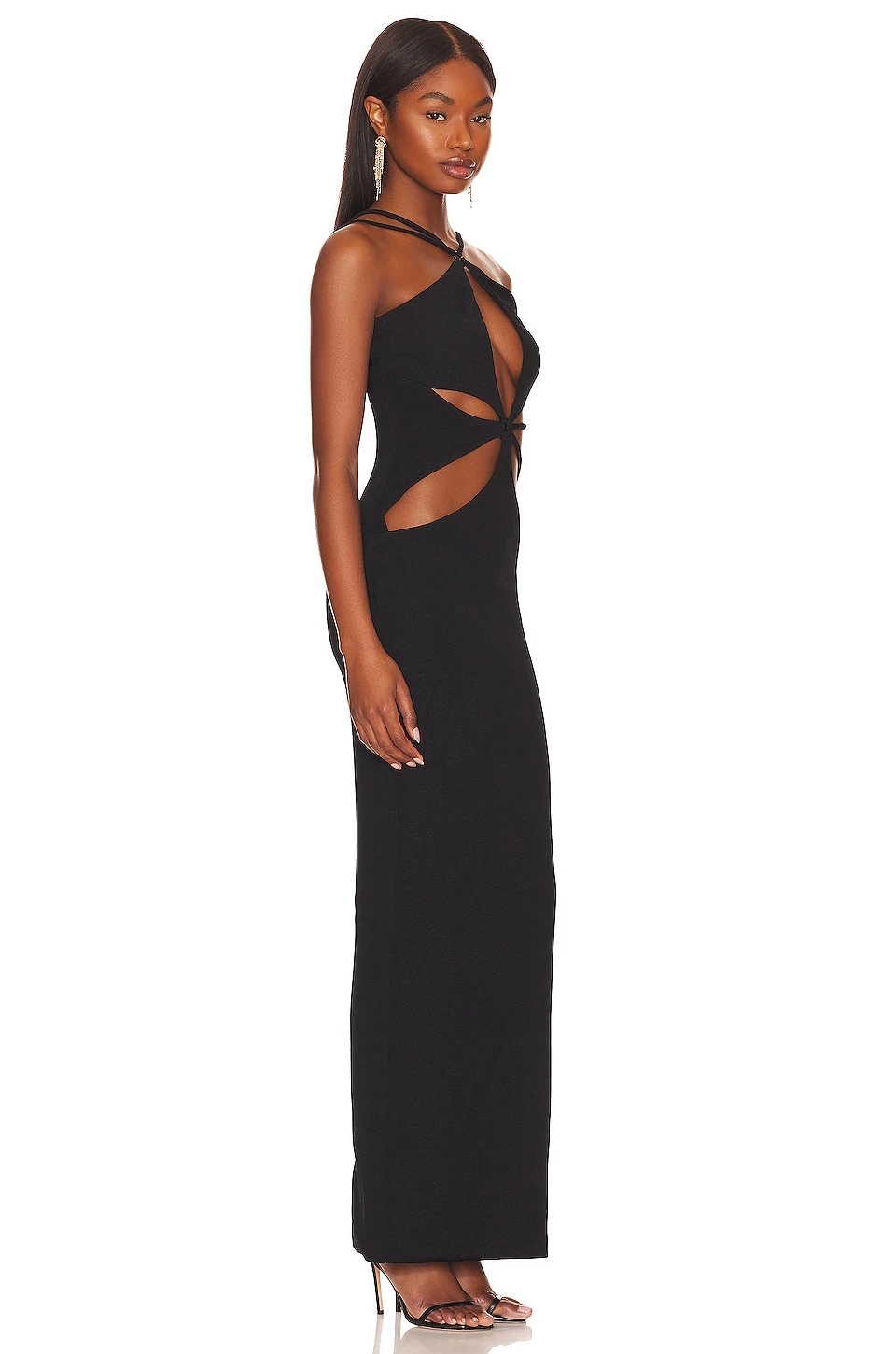 Asterisk Maxi Dress Black 2 Asterisk Maxi Dress Black - Image 2