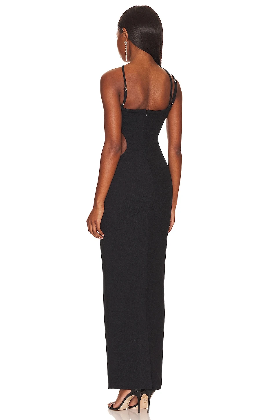 Asterisk Maxi Dress Black 4 Asterisk Maxi Dress Black - Image 4