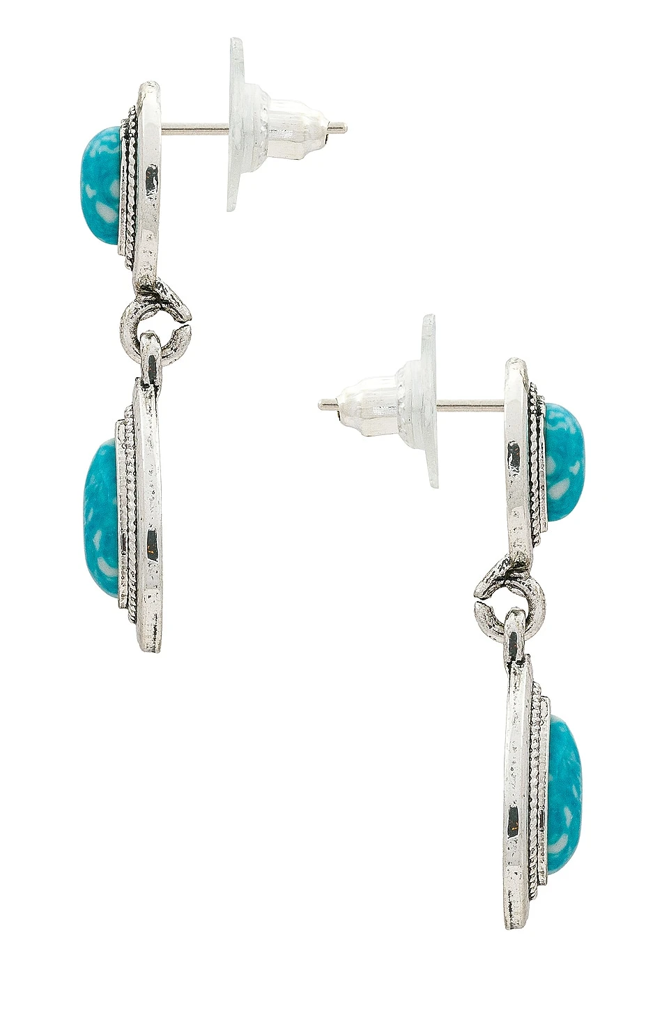 PENDIENTES OAKLEY Silver 2 PENDIENTES OAKLEY Silver - Image 2