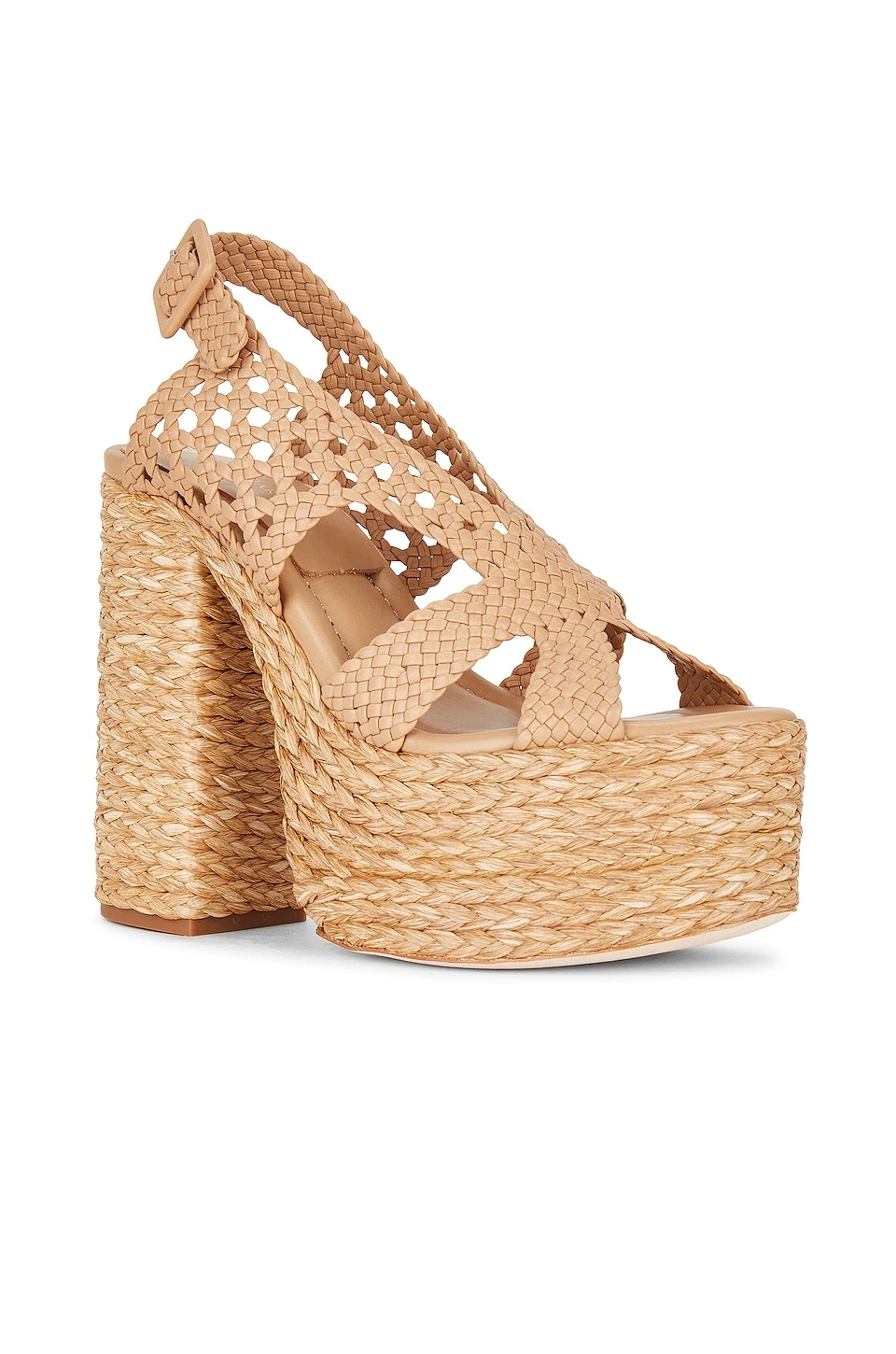 Paloma Barcelo Saril Platform Sandal Nocciola 2 Paloma Barcelo Saril Platform Sandal Nocciola - Image 2