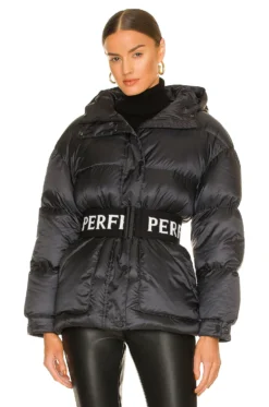 Over Size Parka II Black & Snow White